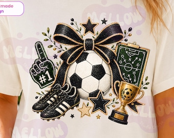 Touch Down Season Png, Football Game Day PNG Soccer Mom Shirt Design Distressed Coquette Bow Football Vibe Trendy Tailgate Sublimation