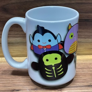 15oz Ceramic Halloween Squishmallows Mug