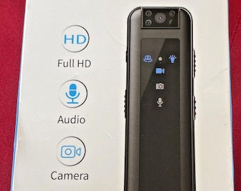 CS07 Mini Body Camera 1080p Full HD Video Audio Recorder 180 rotating lens