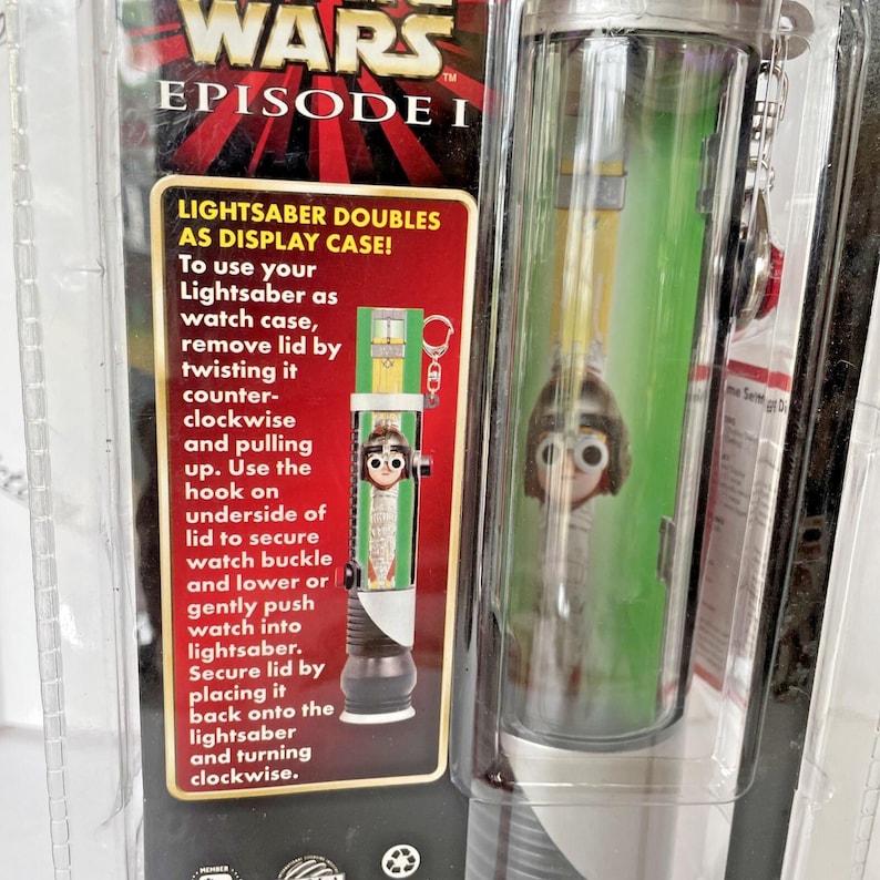 Star Wars Episode 1 Collector Watch w/ Lightsaber Display Case Anakin Skywalker image 5