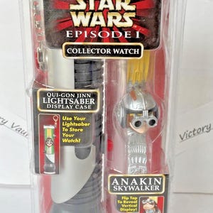 Star Wars Episode 1 Collector Watch w/ Lightsaber Display Case Anakin Skywalker image 1