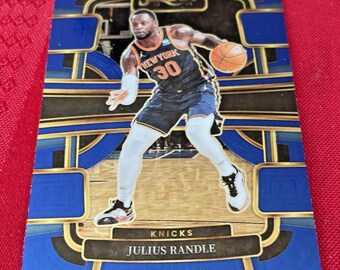2023-24 Panini Select Julius Randle Blue Prizm #46 Blue Concourse New York Knick