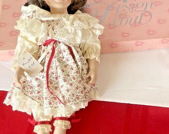 Vintage Design Debut Marybeth Porcelain Doll Limited Edition 1990 era in Box