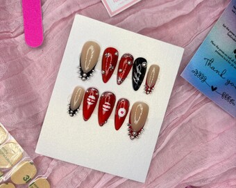 BTS inspired Press On Nails