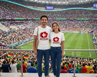 Switzerland World Cup 2026 Shirt, Swiss Football Fan Gift, Switzerland Flag Brush Graphic Tshirt, Soccer Tournament Unisex Clothing  | AY107