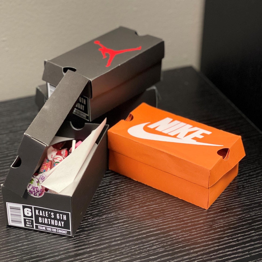 SHOE BOX TEMPLATE Mini Shoe Box - Etsy
