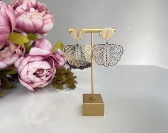 Ohrringe mit filigranem Muster für Hochzeiten