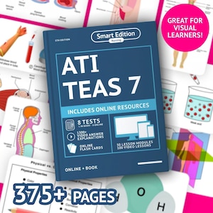 ATI TEAS 7 Study Guide | Full Color Nursing Exam Prep Book, Online Resources