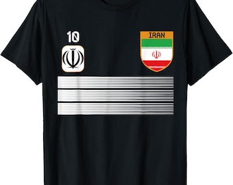 Iran Football Jersey 2026, Soccer T-Shirt, Iranian Team Pride Fan Gift, Retro Sports Tee, World Football Tournament Apparel, Unisex Clothing