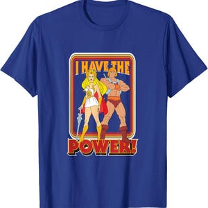 Masters of the Universe He-Man She-Ra Retro 80s Cartoon T-Shirt Nostalgia Fan Apparel