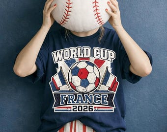 France Soccer T-Shirt, French Football Team Fan Gift, Vintage Les Bleus Unisex Shirt, Coupe du Monde 2026 Tournament Custom Soccer Tee