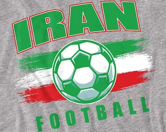 Iran Soccer Kids T-Shirt, Iranian Flag Youth Jersey, Persian Football Pride Toddler Tee, World Football Fan Sportswear, Soccer Ball Gift