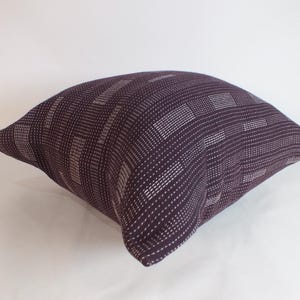 Bankkussen Bruine strepen Kussenhoes Handgemaakte stoffen Sierkussens Accentkussen Boho chic