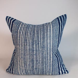 Blue  Pillow case Hand Painted Batik  throw cushions decorative pillows  Hmong Fabric living room sofa  cushions pillowcase pillowslip