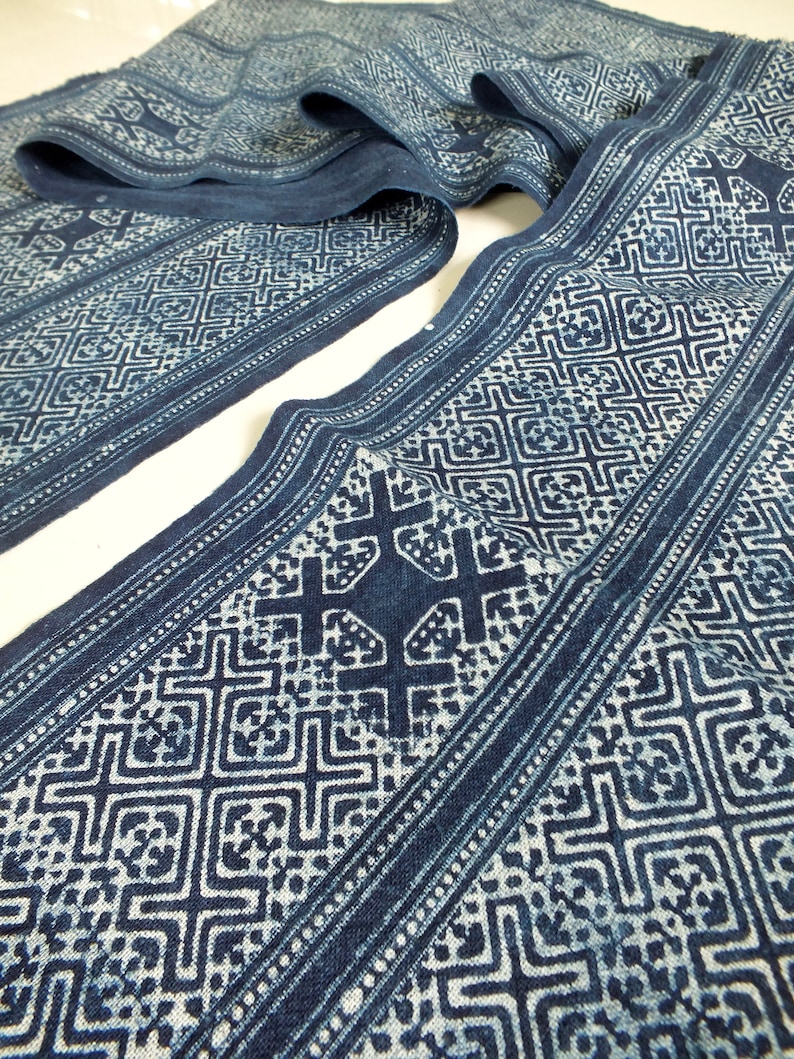 Batik Fabric,Hmong Batik Hmong fabric,Dyeing /& Batik,Printed textiles and fabrics-Table runner,Upholstery,Printed Fabric,Quilting fabric,