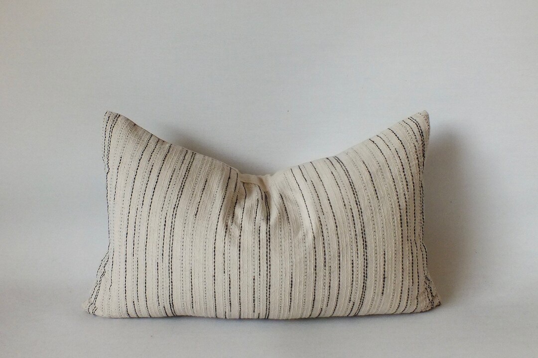 White Sofa Pillow Cushion Ethnic Textiles Throwpillows Etsy