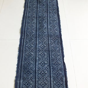Hmong-tyg Batik Indigotextilier Hill Tribal-tyger Bordslöpare Bröllopslöpare Bordsduk Födelsedagar bröllop