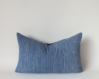 Light Blue Cushion Hand woven Boho Textile Embroidered Ethnic Accent  pastel colours Pillow Case throw  decorative Frazada cushions cover