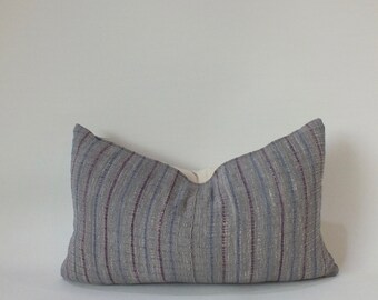 Ethnic Pillow covers Handmade Fabric Handwoven textile throw Pillow cushions Boho chic Natural dyed Light pastel Colours pastel Pillow Case