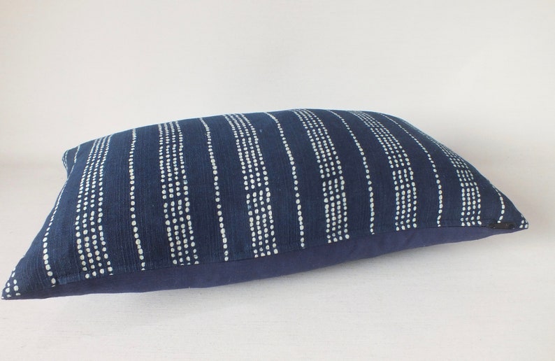 Indigo Batik Blue Hmong Pillow Cover Cushion Ethnic Textile Etsy
