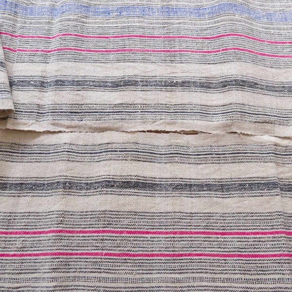 Hemp, Hmong Handwoven Vintage hemp fabric,  textiles and fabrics- Table runner,