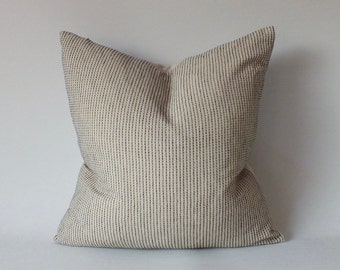 Sofa Cushions  Cream Black stripes  Cushions cover  Handmade Fabrics Throw cushions  Accent  pillows Boho chic  pillowslip Throw cushions