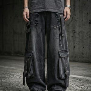 Grunge Baggy Pants - Etsy