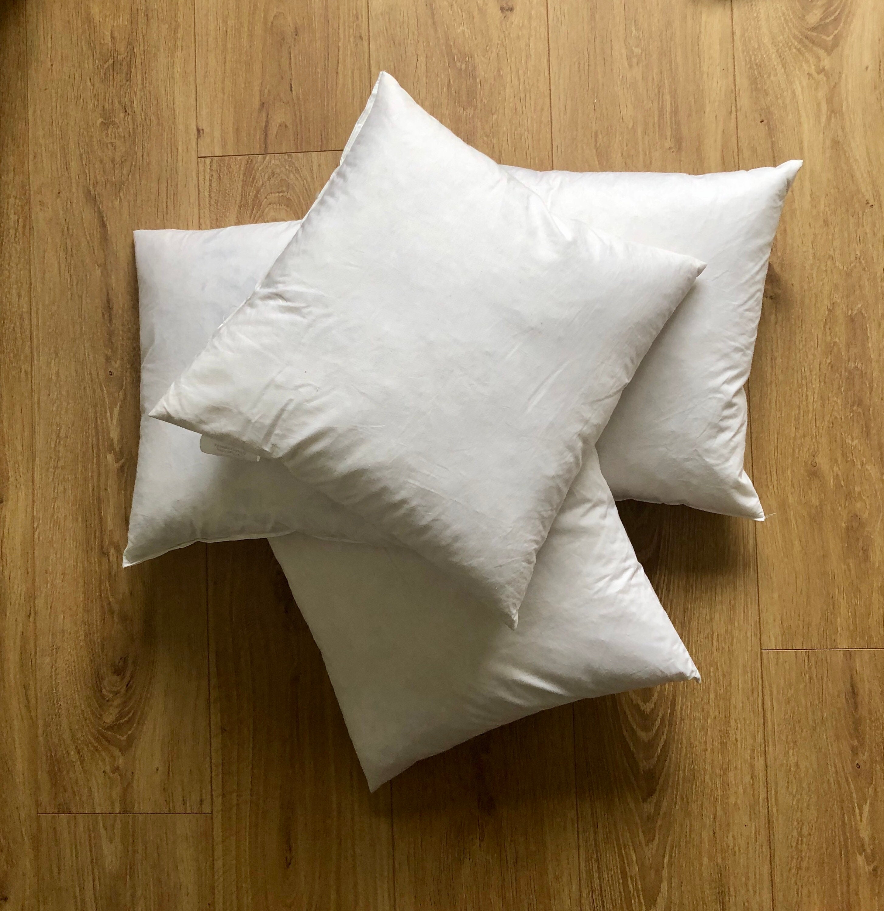 17x17 Duck Feather Cushion insert Etsy