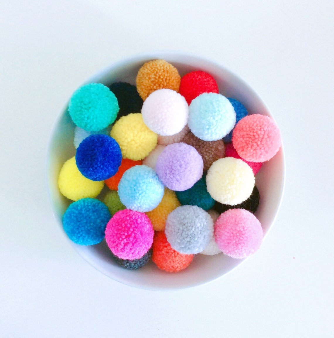 Pom Poms choose from 4 sizes Etsy