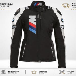 BMW Motorrad inspirierte Motorradjacke | BMW Moto Touringjacke | Adventure-Fahrer-Ausrüstung | Motorrad-Schutzjacke | Herren & Damen