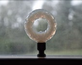Aladdin Wreath Finial 1936 Alacite Glass Opalescent