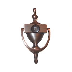 Peephole Classic Door Knocker for the Frugal Sensible Homeowner
