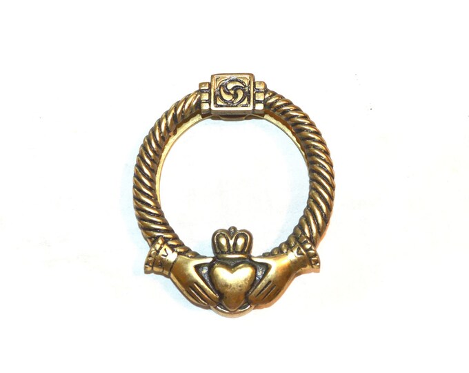 Irish Claddagh Door Knocker Vintage Love Loyalty Friendship Etsy