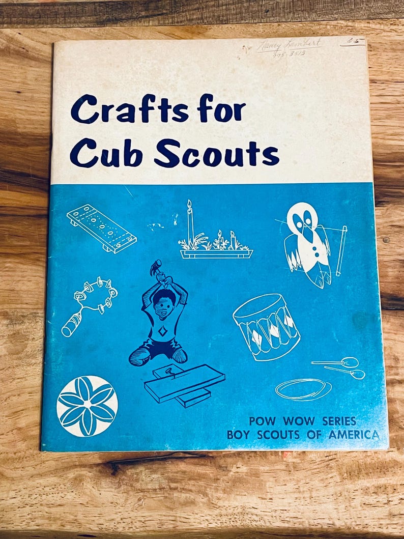 Scout Rafts 1976 Cub Scouts Pow Wow Crafts Manual: Boy Scouts of America ...