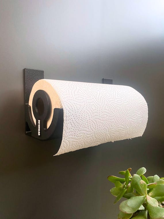Halterung für Küchenrollen für Camper Wandmontage - 3D-Druck Küchenrollenablage für Wohnmobil, Van & Wohnwagen, Schrauben/Kleben