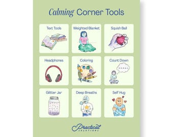 Calming Corner Werkzeuge Poster