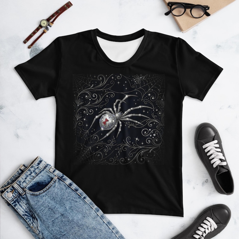 Women's Sparkle Spider T-shirt