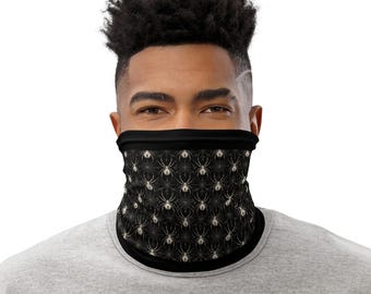 Spider Print Neck Warmer