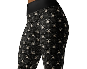 White Widow Yoga Leggings