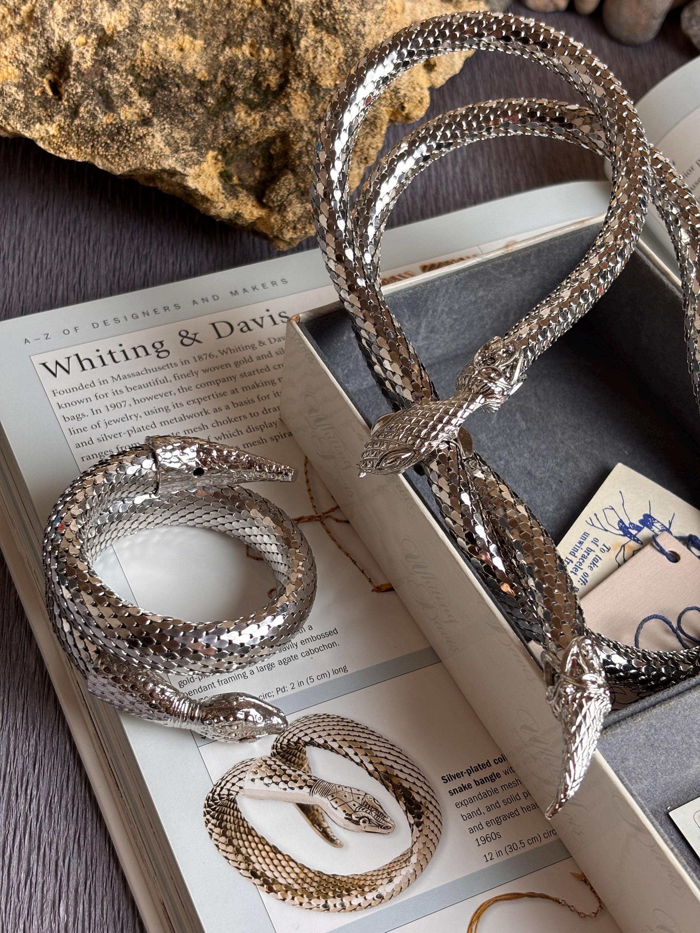 Whiting & Davis Serpent Belt - Etsy
