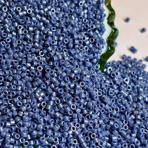 DB-0267 Cuentas Miyuki Delica 11/0 - Brillo azulado opaco - Cuentas de semillas premium 5-10-20g