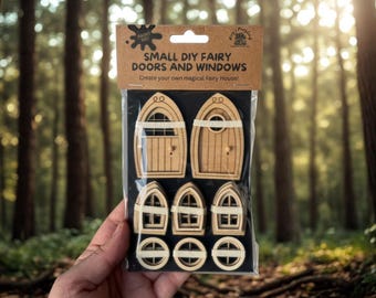 DIY Feentür- und Fenster-Set für Feengarten oder Feenhaus