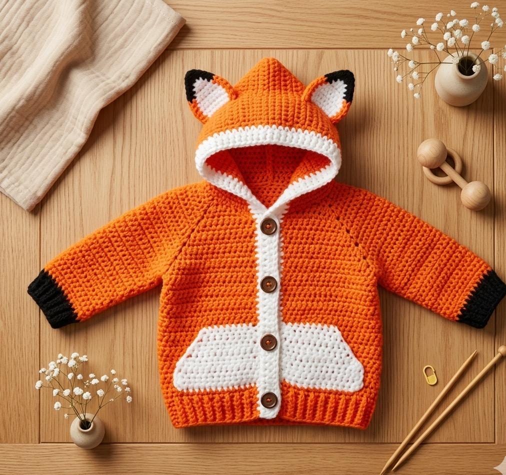 FOXEY  SWEATER "C'est Cool" 2014年53000円 Zip Up Cable Knit Sweater Fox Trim - Adora Boutique