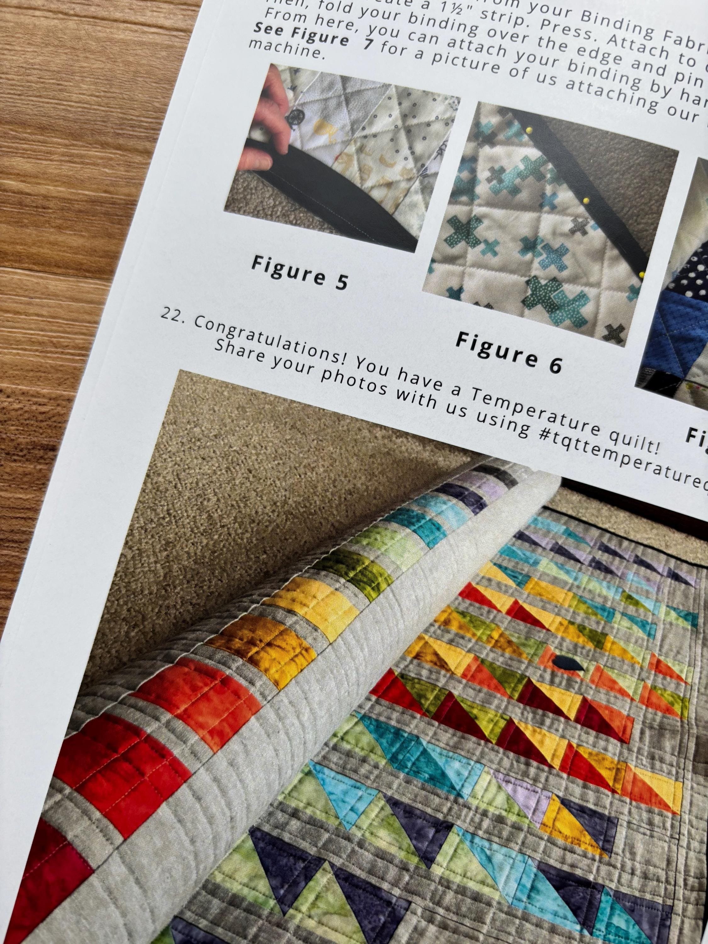 Temperature Quilt - PDF PATTERN - Temperature Quilt Pattern by the ...