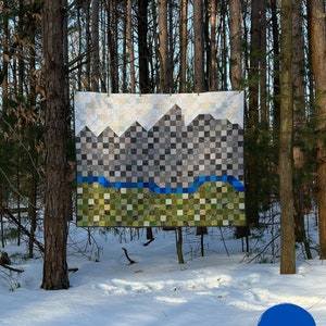 Paper Pattern Wyoming A Pixelated State Quilt-Cheyenne Jackson Casper Laramie Cody Grand Teton National Park image 2