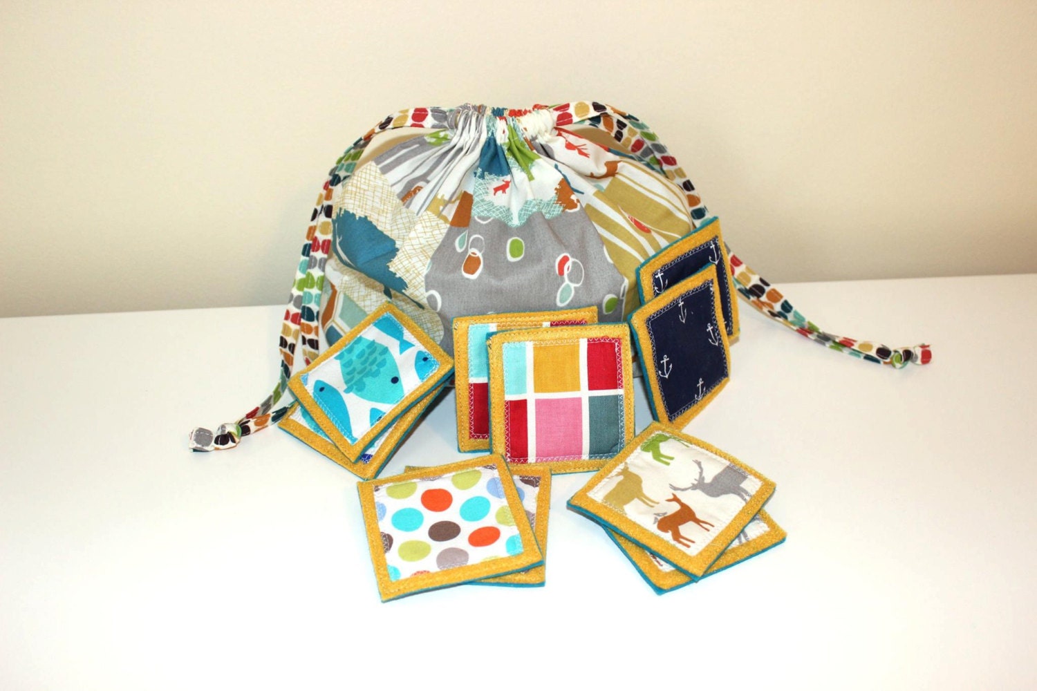 Custom Memory Matching Game Pouch Great for Kids & Etsy