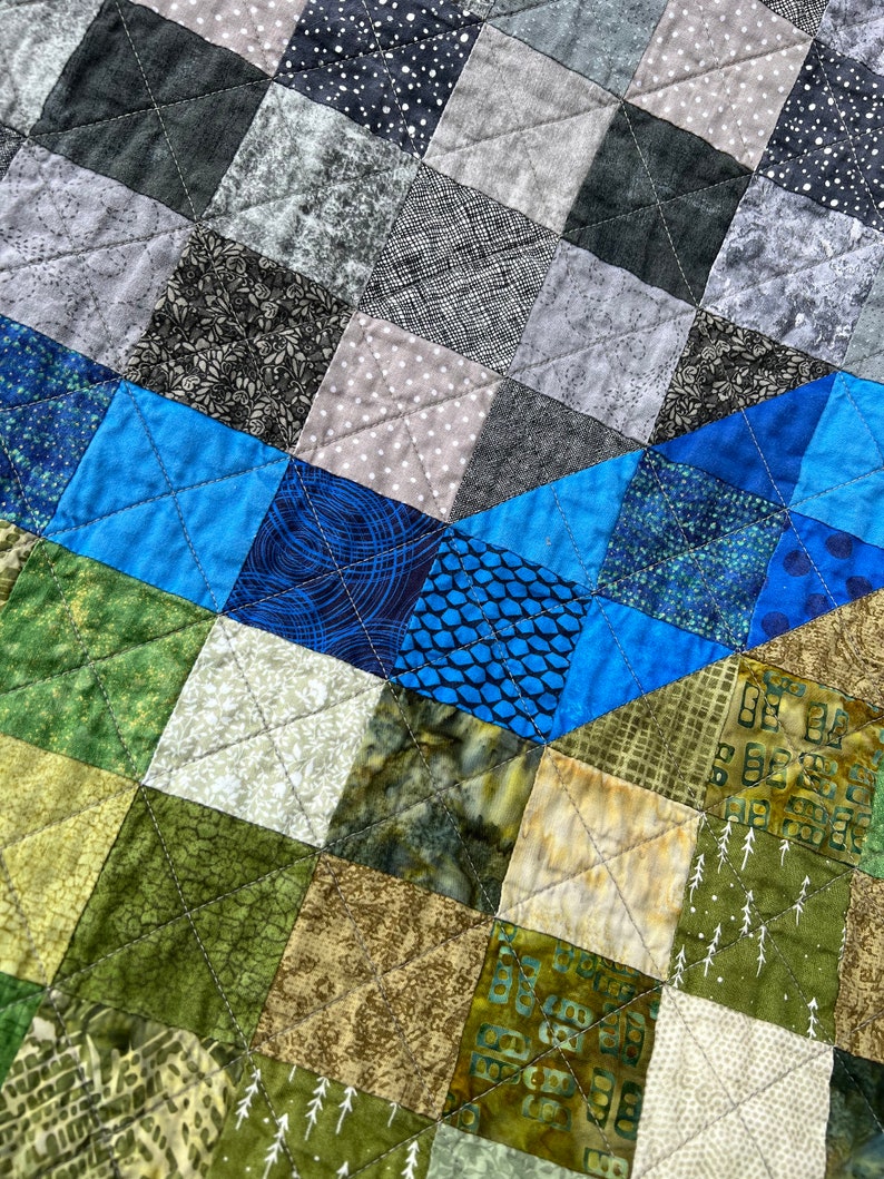 Paper Pattern Wyoming A Pixelated State Quilt-Cheyenne Jackson Casper Laramie Cody Grand Teton National Park image 3