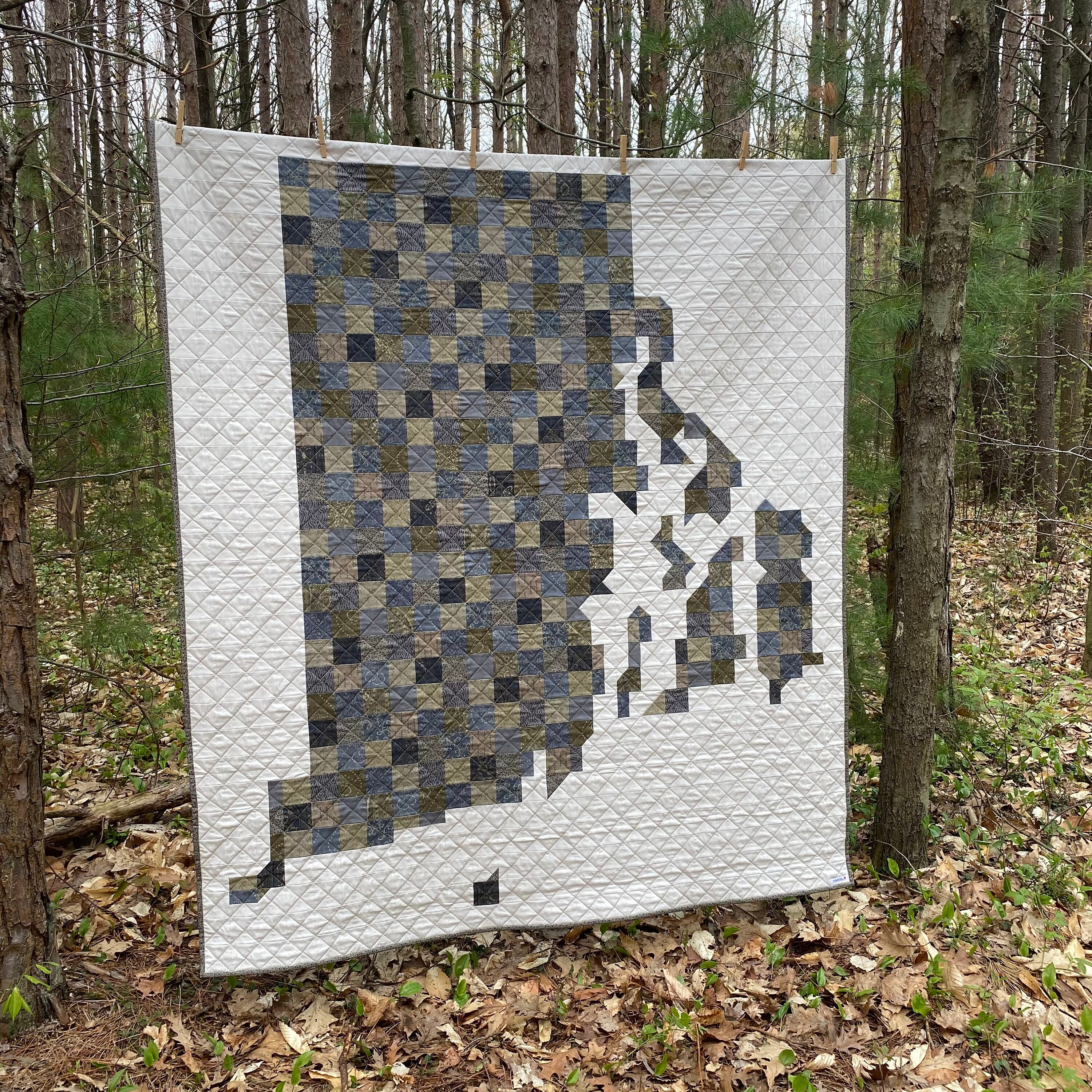 Rhode Island - PDF PATTERN - A Pixelated Quilt - Providence Newport ...
