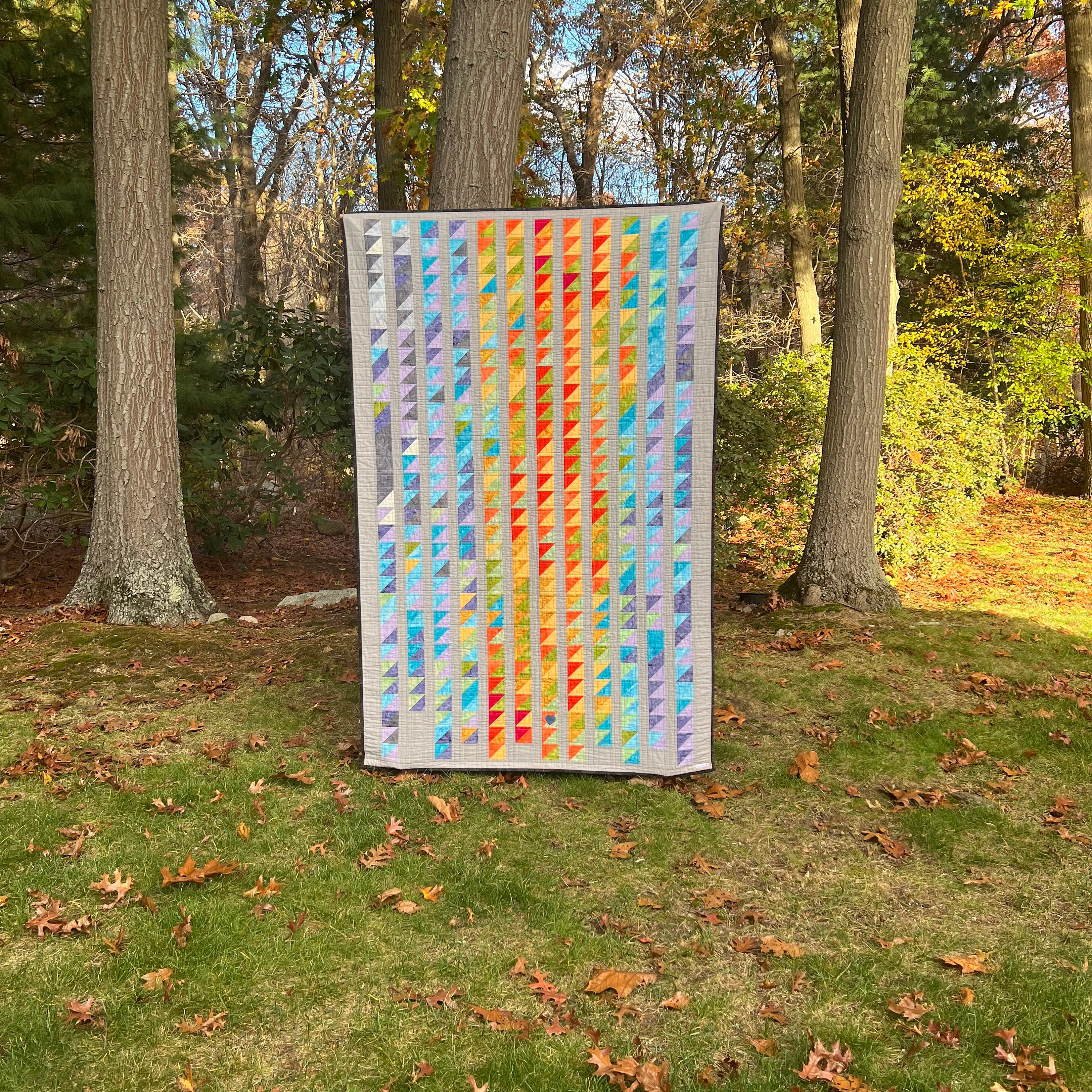 Temperature Quilt - PDF PATTERN - Temperature Quilt Pattern by The Quilted Tulip - Weather Temperature Blanket Quilt Along