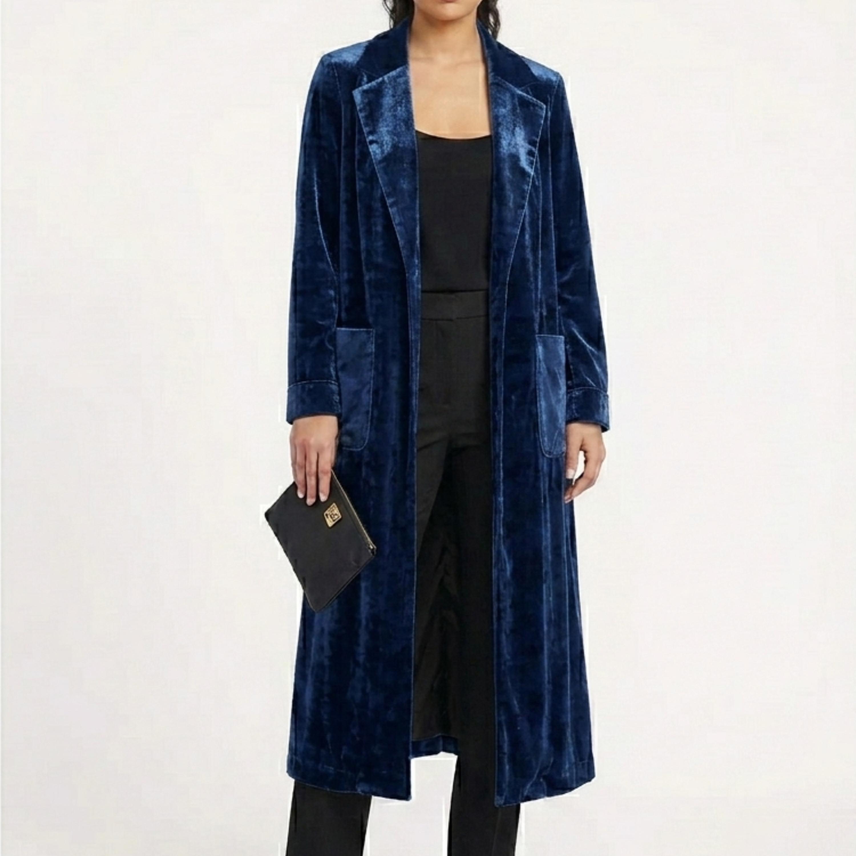 Vintage Velvet Coat - Etsy UK